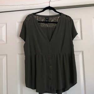 Torrid Short Sleeve Fashion Top